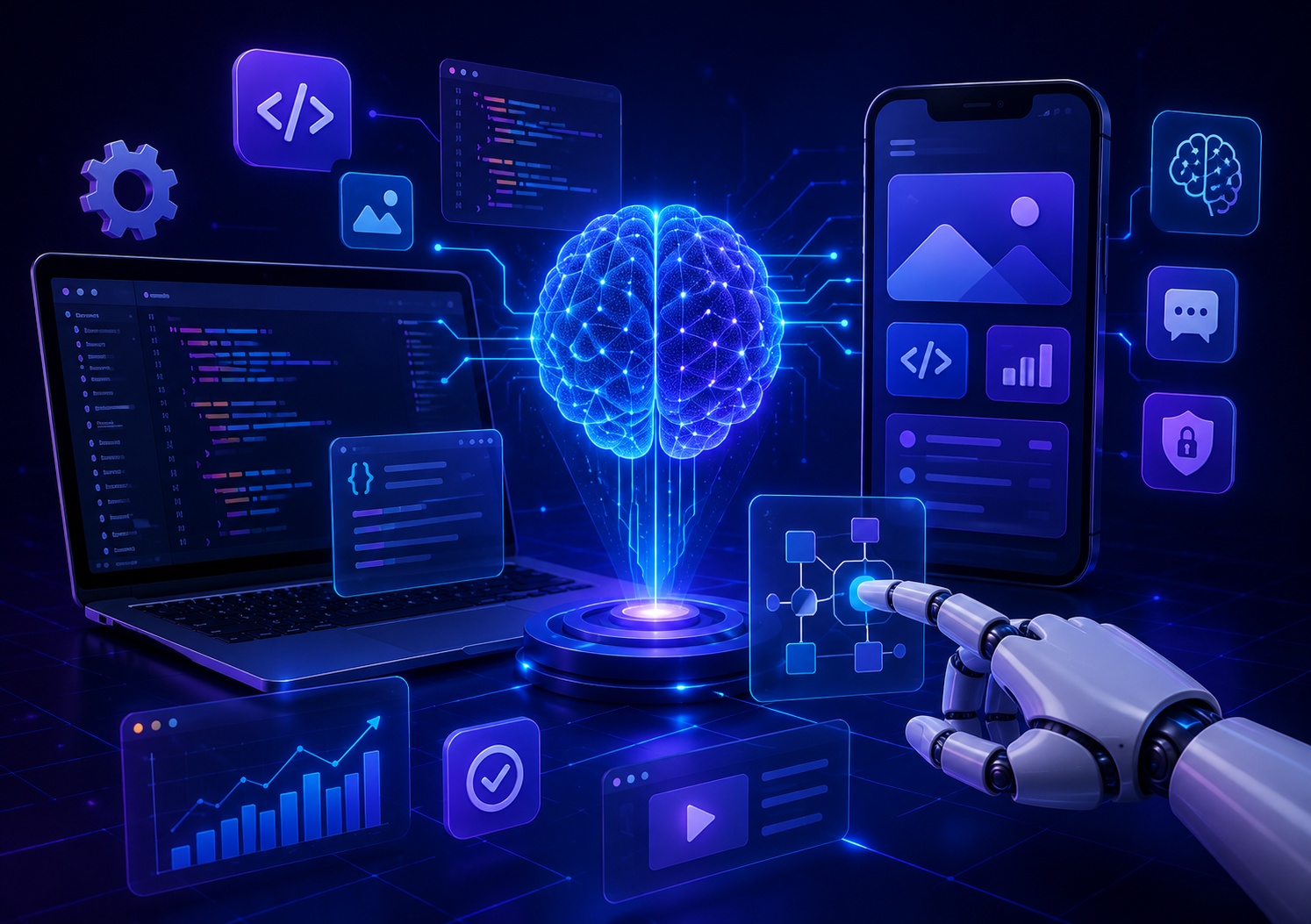 How AI is Transforming Modern Web and Mobile App Development